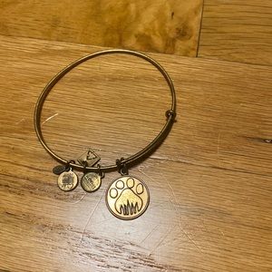Alex and Ani adjustable bracelet bear claw